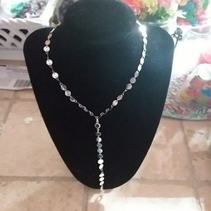 Drop chain necklace